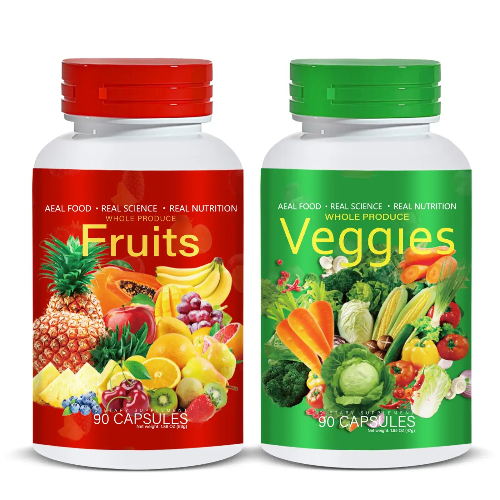 Wholesale Adult Multivitamin Fruit & Veg 90 caps OEM/ODM 1