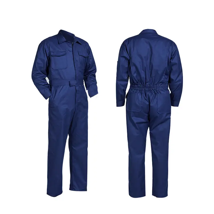 Custom-Made Universal Long-Sleeve Coveralls for Industrial and Mechanical Operations 1