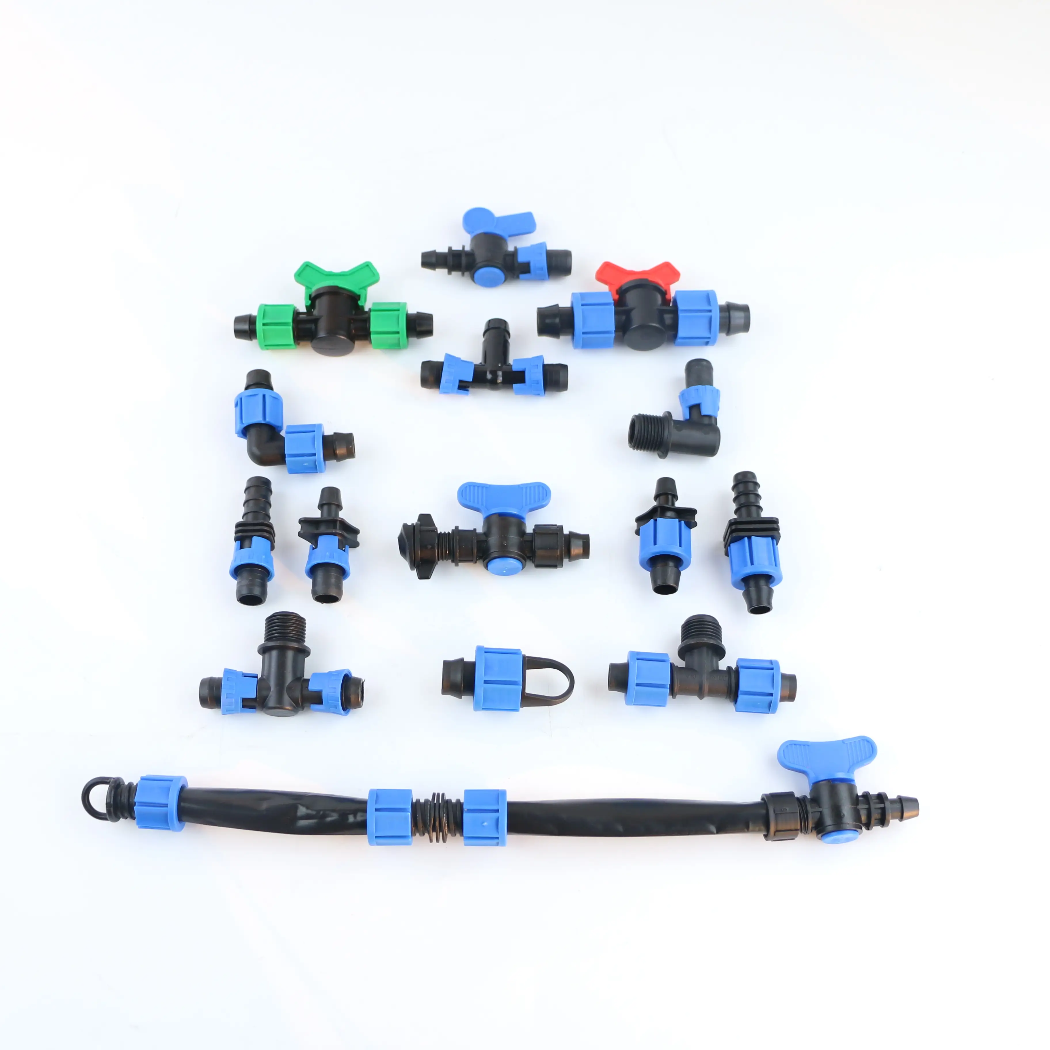 灌溉用锁扣式滴灌带及滴灌管件 1