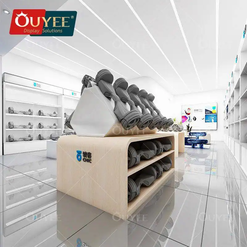 Individuelle Ladeneinrichtung und Ladengestaltung für Motorradgeschäfte 1