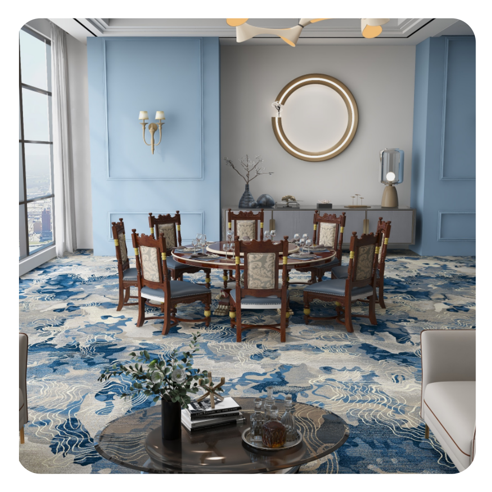 High-Quality Custom Carpet for Hotels and Restaurants 3