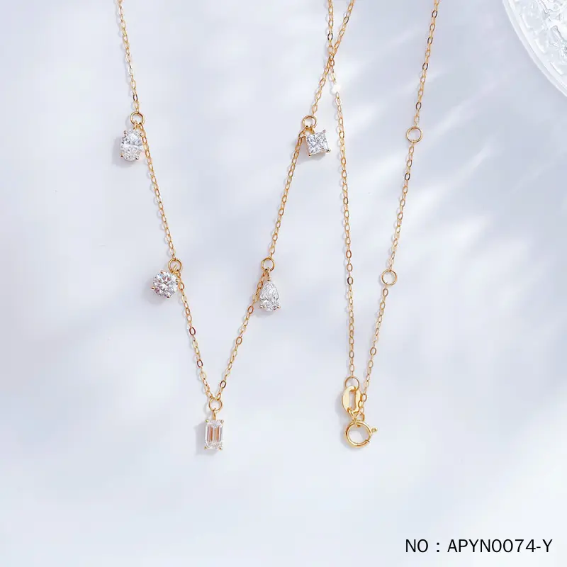 Lab Diamond Necklace Custom Lab Diamond Pendant Suppliers 3