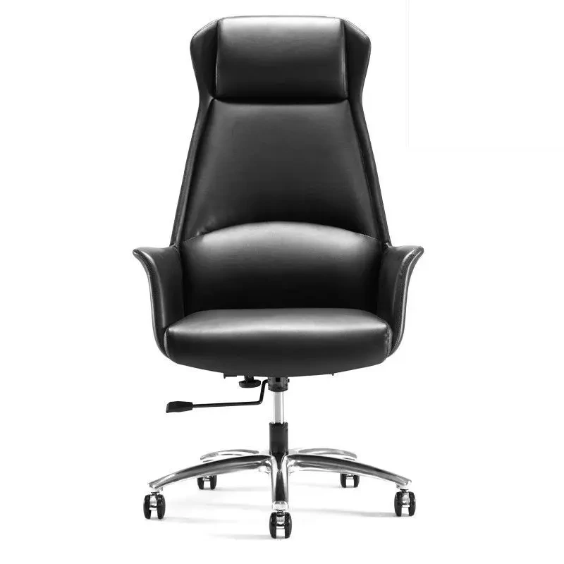 Modern Luxury Executive Swivel Office Chair Commercial Furniture Adjustable Ergonomic Leather Seating 1