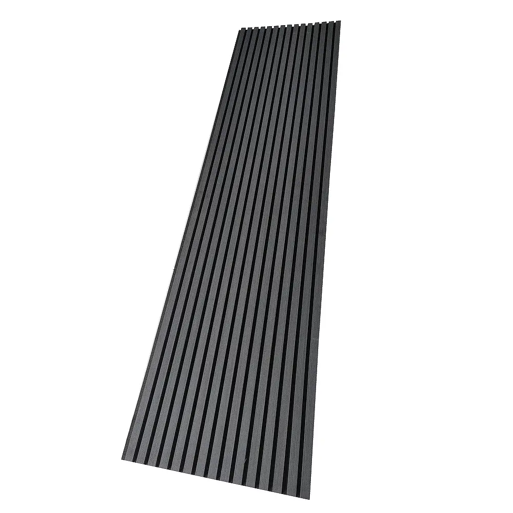 Oak Wood Slat Acoustic Panel with Polyester Fiber for Sound Absorption 1