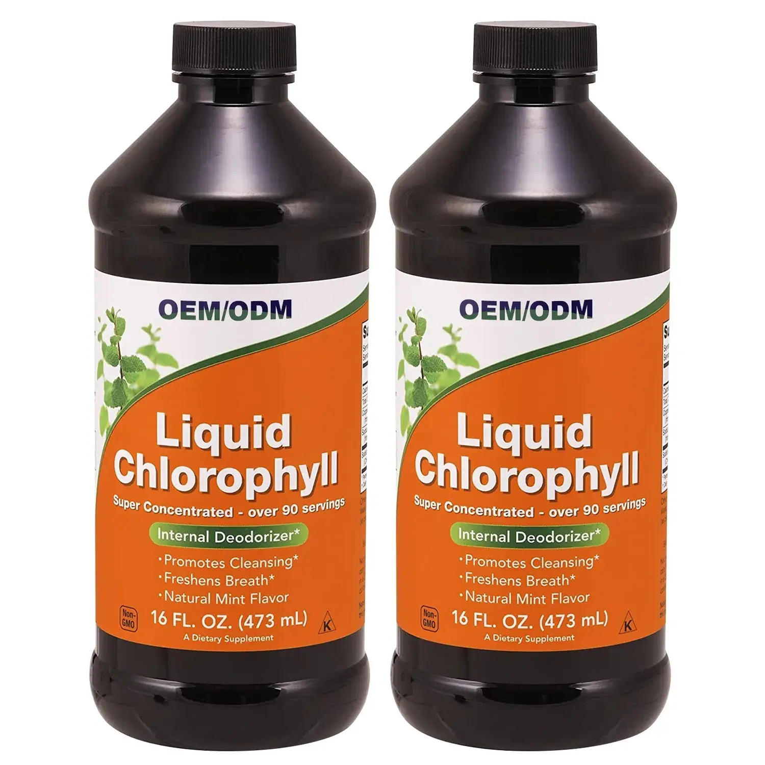 OEM Liquid Chlorophyll Drops Mint 60ml Detox - Private Label 1