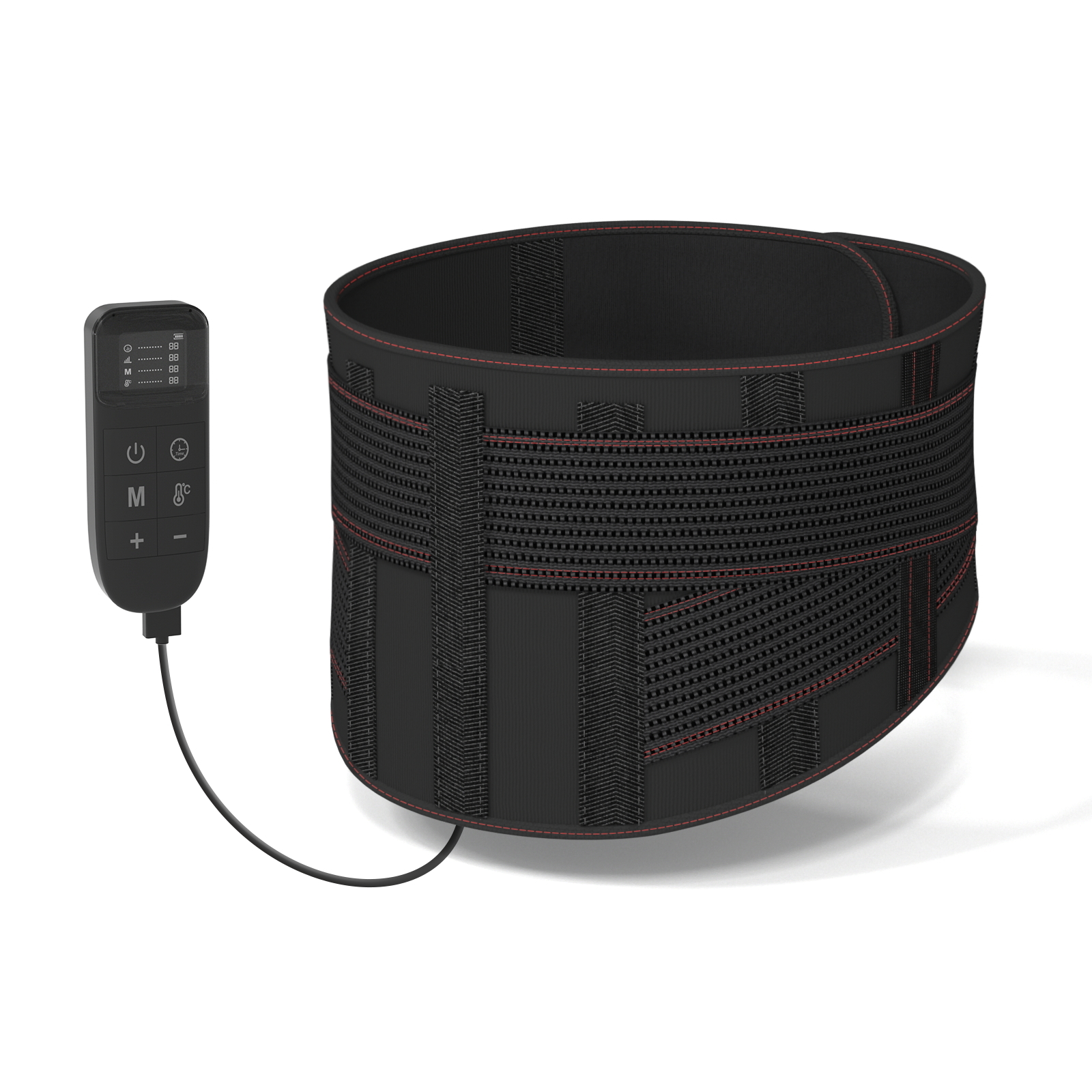 Ems Heating Waist Belt for Back Pain Relief with Heat and Massage 1