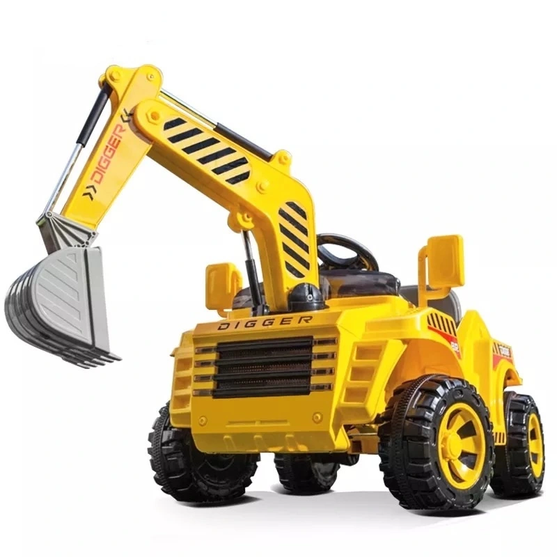 Mesin Penggali Aman untuk Anak Laki-laki Usia 2-4 Tahun, Sistem Rem Gas, Roda Plastik Anti Guncangan, Mobil Usia 3-8 Tahun 1