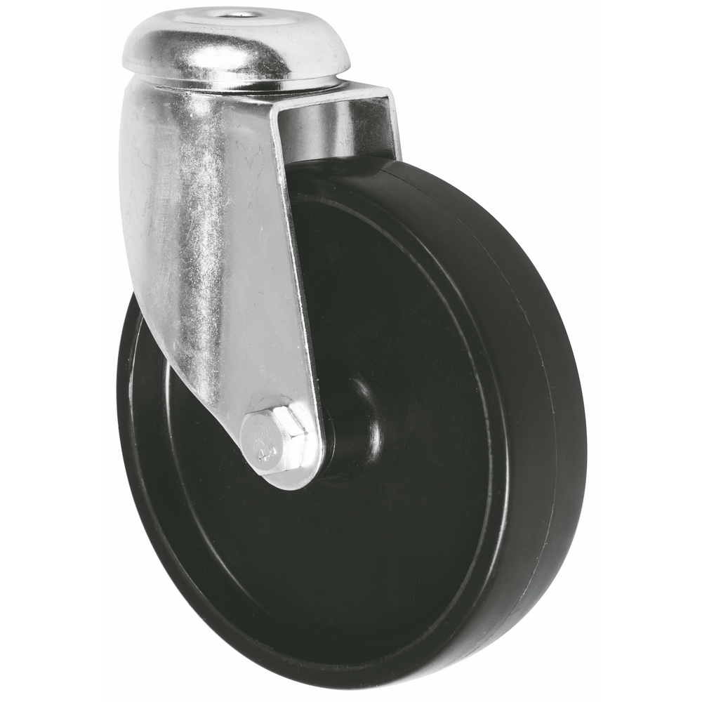Best Selling Black 2 3 Inch 50mm 75mm Trolley Polypropylene Stainless Steel Plain Casters For Supermarket 1