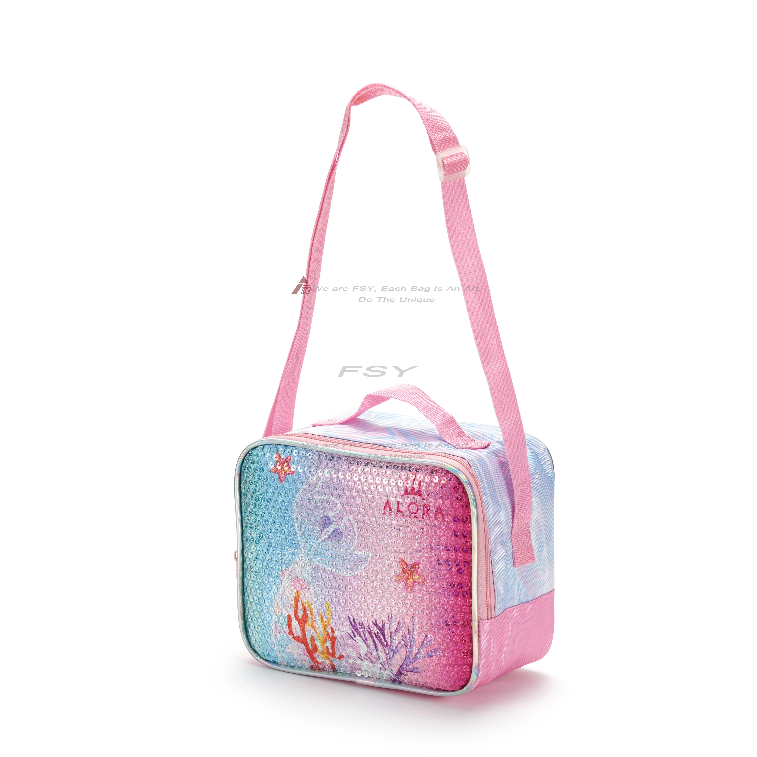 Lightweight Insulated Cooler Lunch Bag For Children School Reusable Lunch Box And Bottle Different Cartoon Custom 1