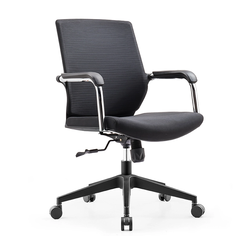 Новое эргономичное офисное кресло с поворотным механизмом и тканевой обивкой, современное офисное кресло для конференций повышенной прочности. 1