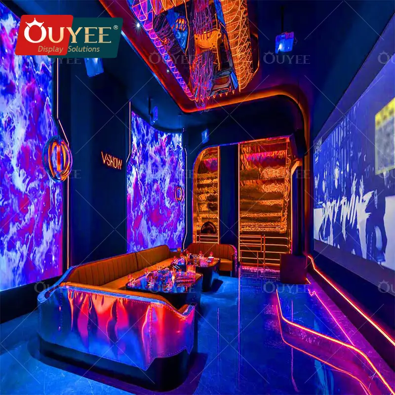 Mesa de bar para boate com estrutura de LED e espaço para armazenamento – Fornecimento direto da fábrica 1