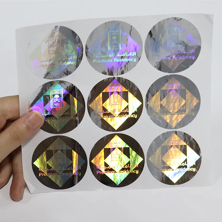 Individuell gestaltete 2D/3D-Hologramm-Etiketten gegen Fälschungen für Alkohol 1
