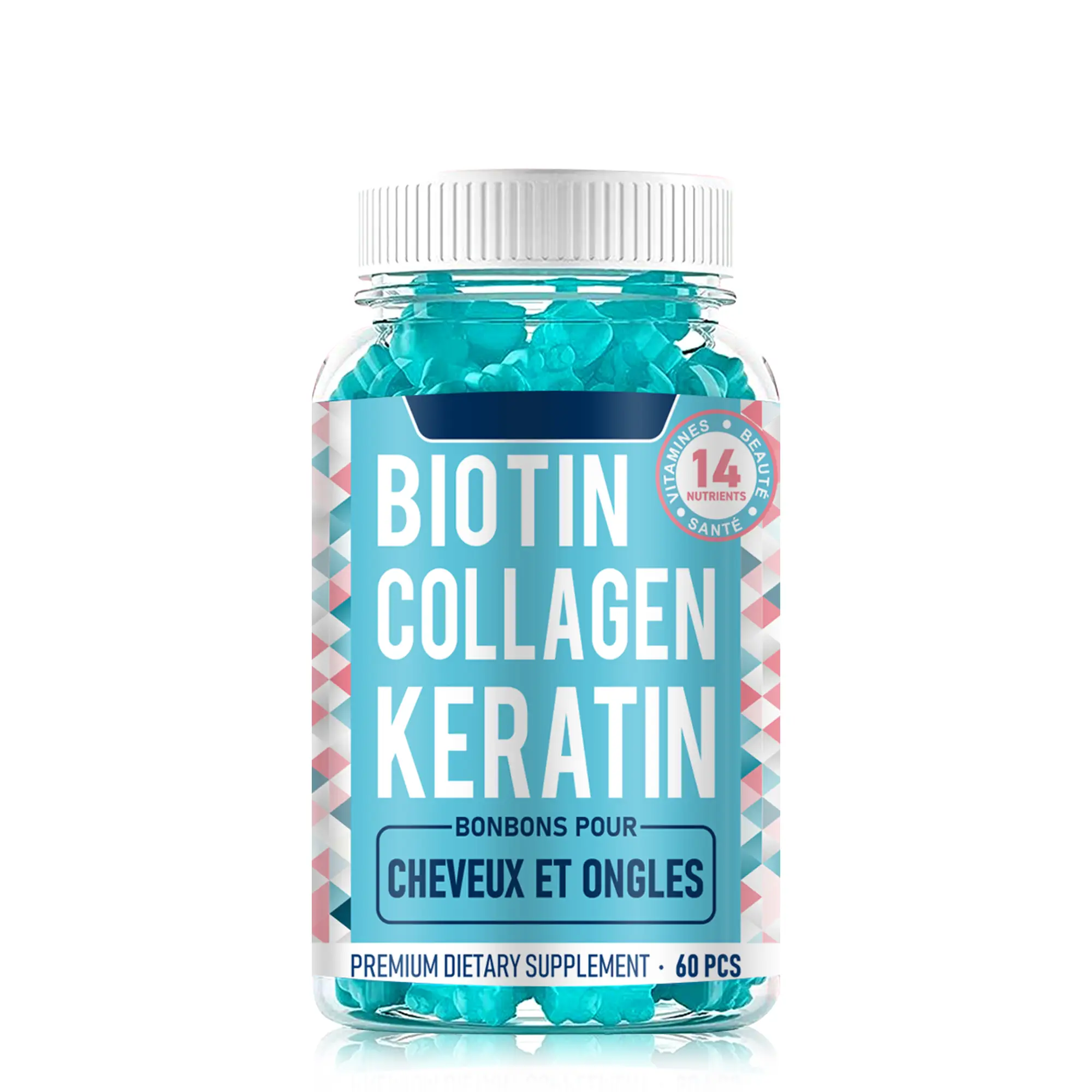 Biotin Gummies Private Label Hair & Nail Growth MOQ500 OEM 1