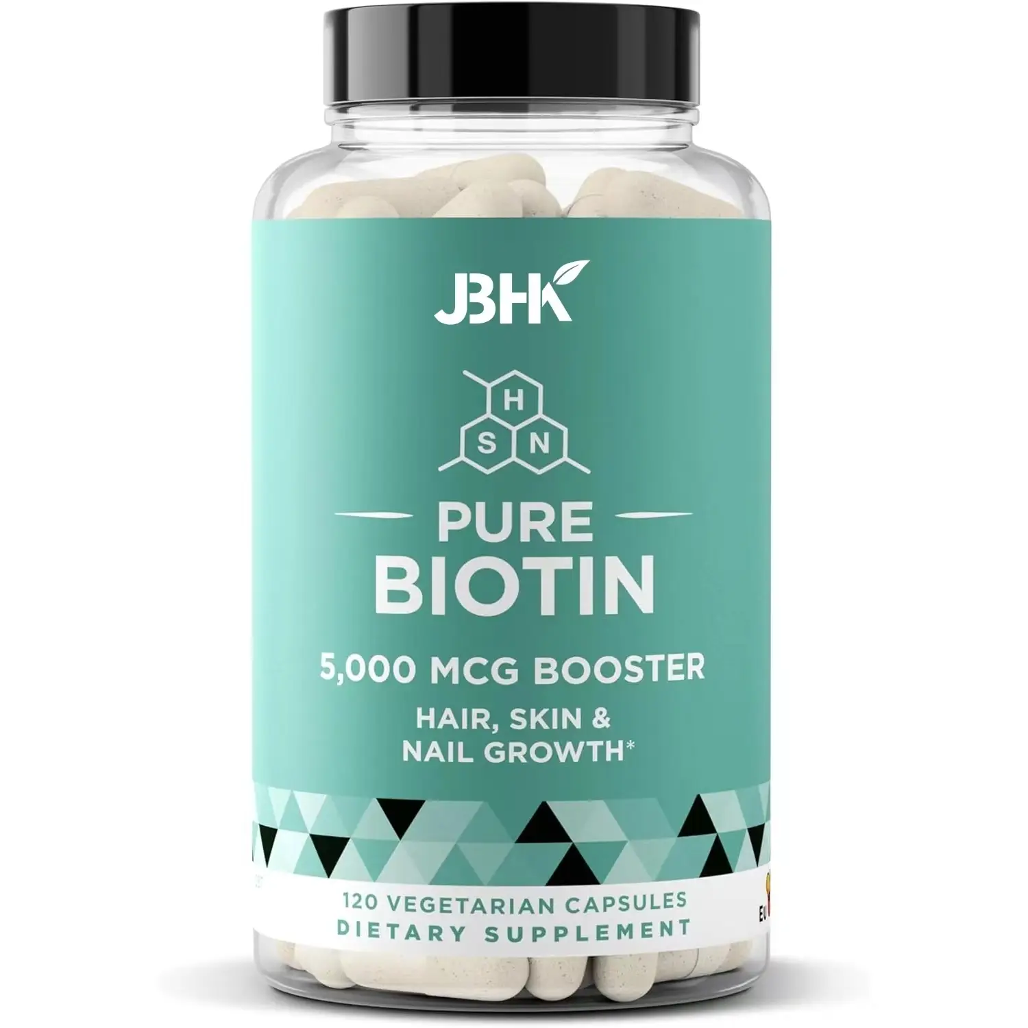 Biotin 5000mcg Hair Skin & Nails Support for Men Women 1