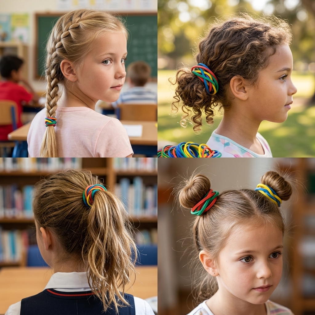 Thick Rubber Hair Ties, High Stretch No-Break Ponytail Holders – Bulk Wholesale 3