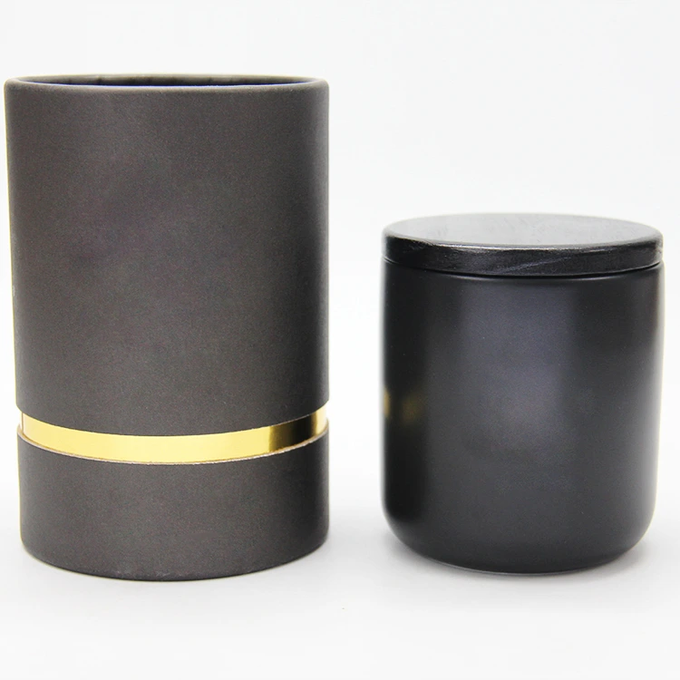 Custom Printed Empty Tea Paper Cardboard Tubes Round Carton Box Tea Paper Packaging Can 1