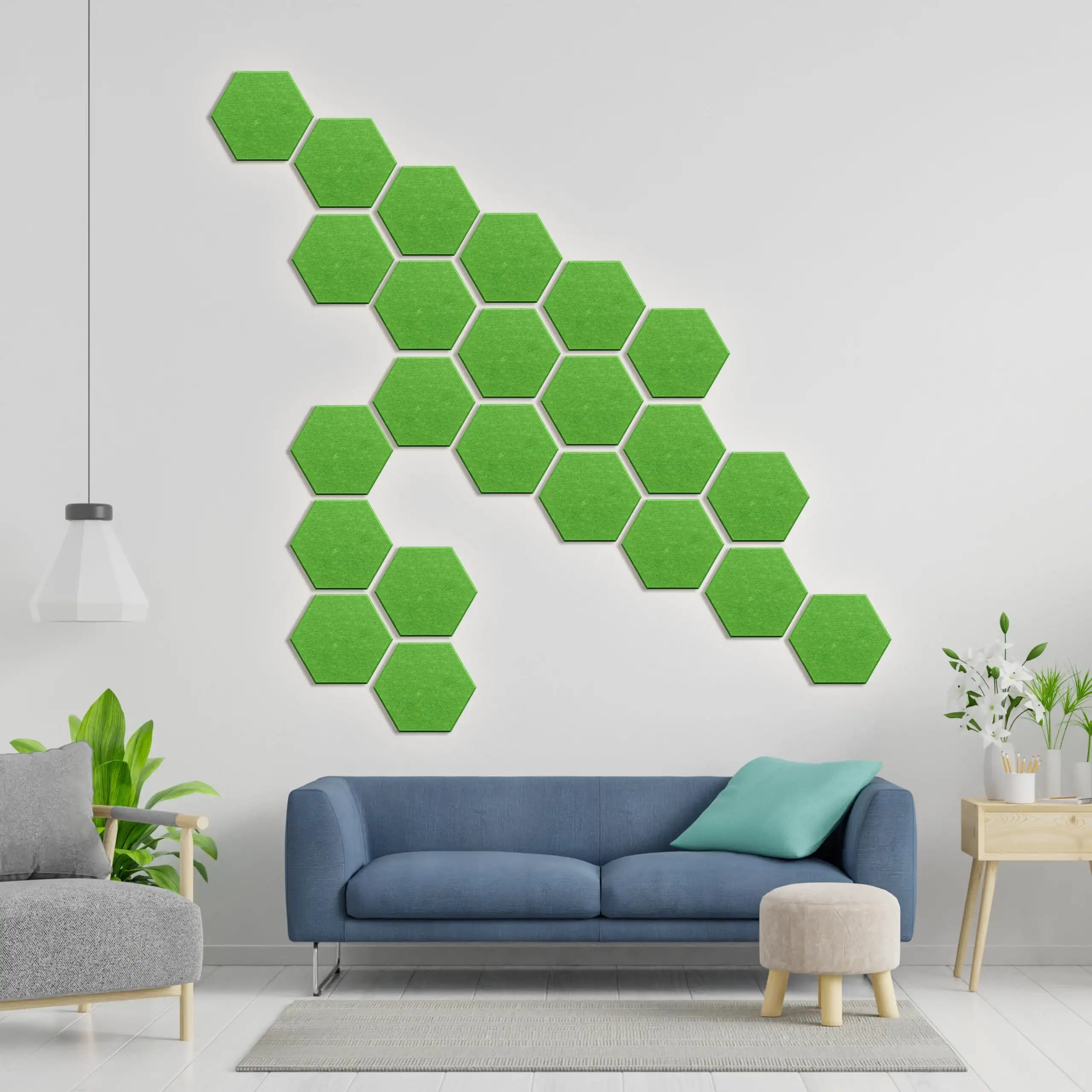 פאנל אקוסטי בידוד קול מסיבי פוליאסטר 30x30 ס"מ (11.8x11.8 אינץ') 1