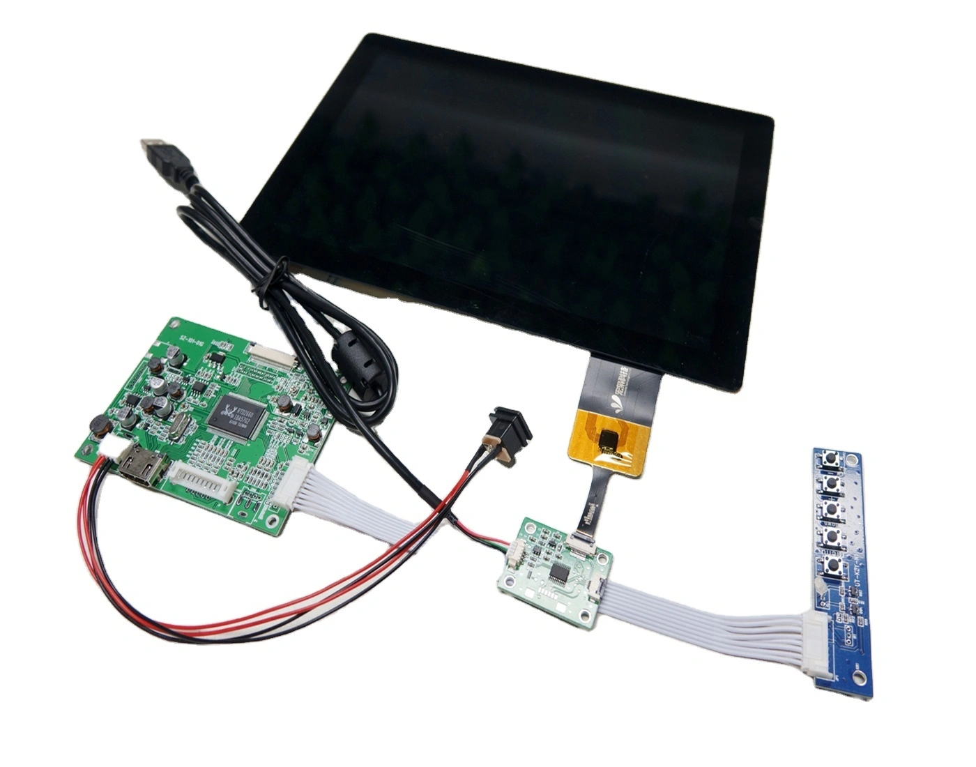 Customizable Capacitive Touchscreen Pcap Display 10.1 Inch Smart Home Industrial Charging Pile Marine Outdoor/indoor 1