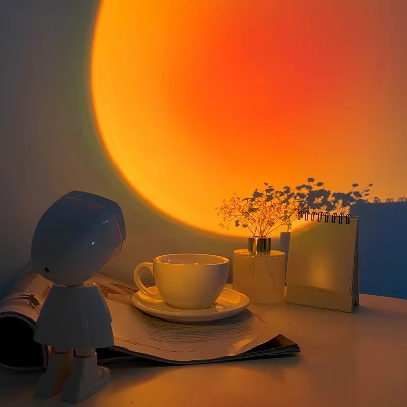 Astronaut Sunset Lamp, Dusk Bedroom Lamp, GL-CDXY LED Ambience Lamp, Starry Sky Projection Creative Gift 1