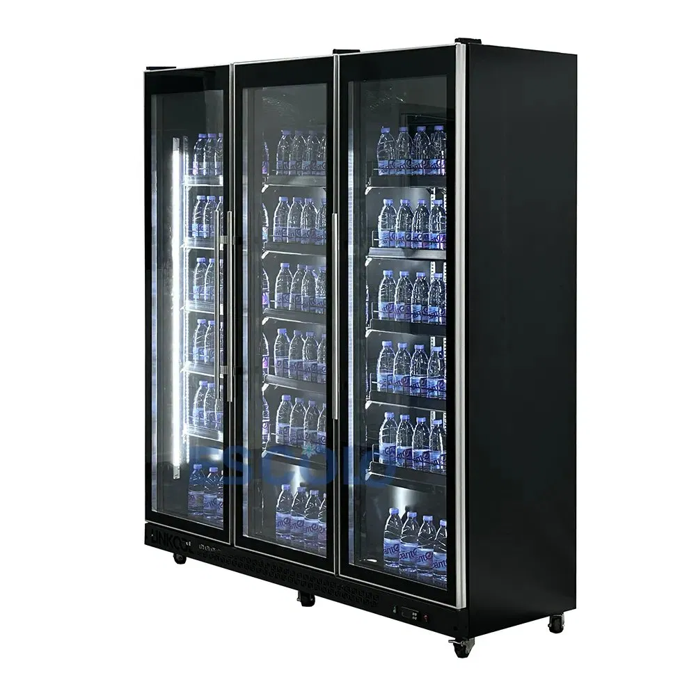 Cabinet d'affichage des boissons commerciales