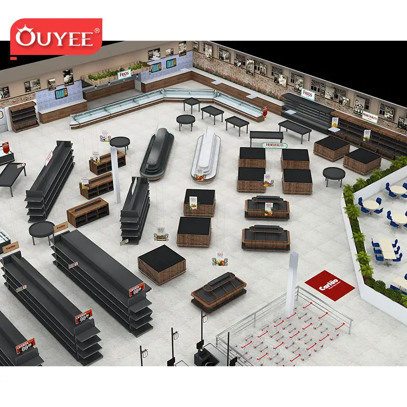 Metall-Gondelregal für Supermärkte 1