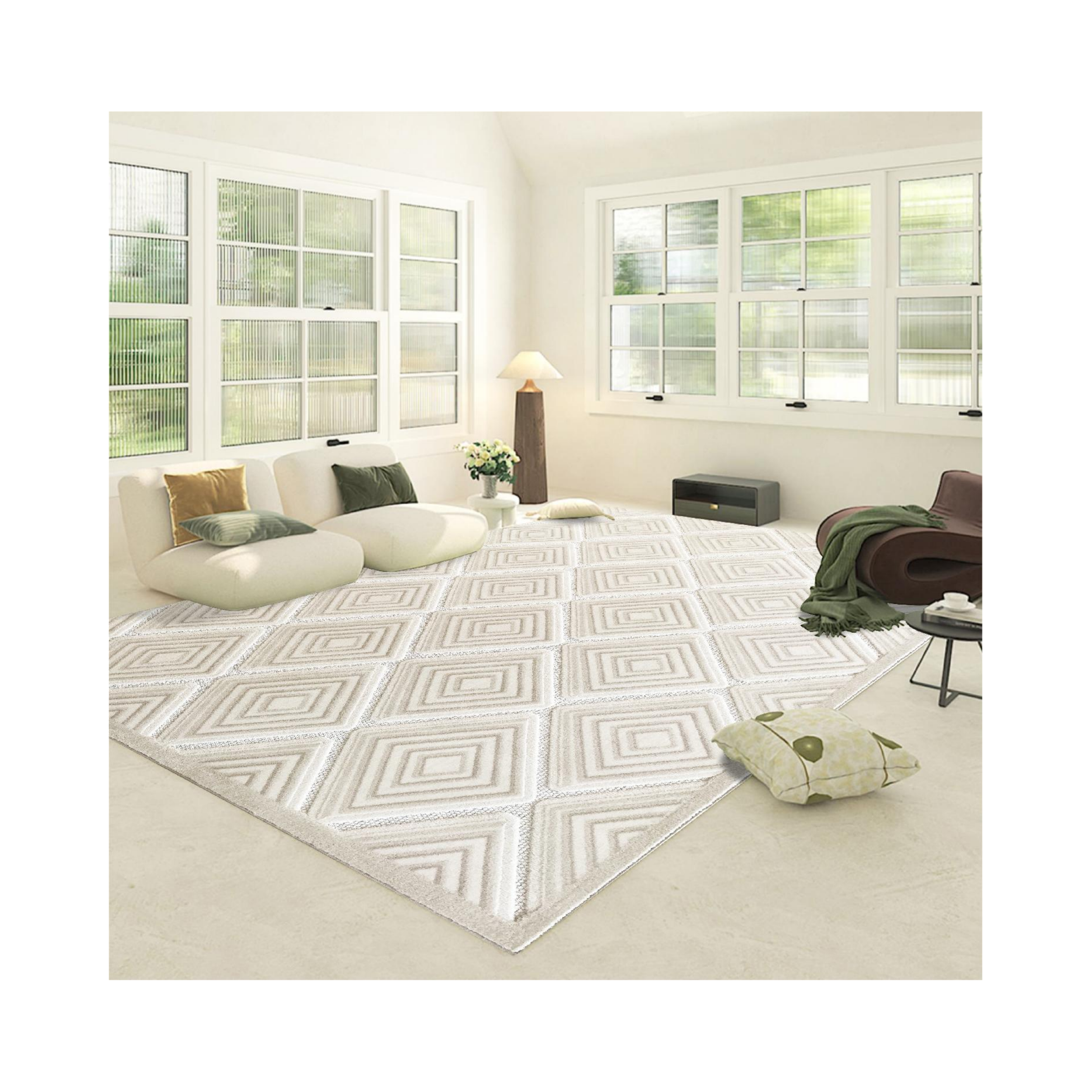 Tapis antidérapant Wilton Norway Series, lavable en machine 1