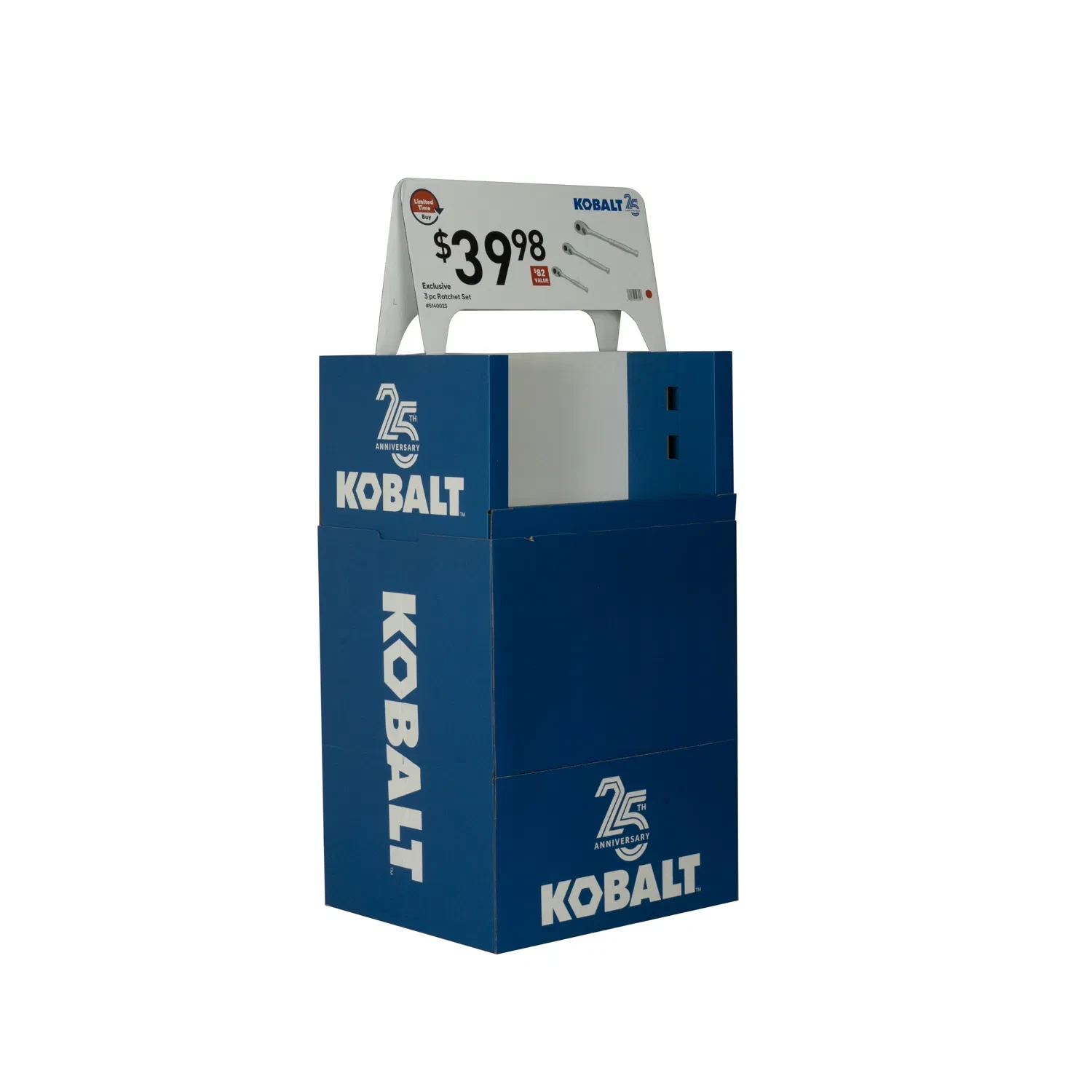 工具小売向け組み立て済み段ボール梱包PDQボックス 1