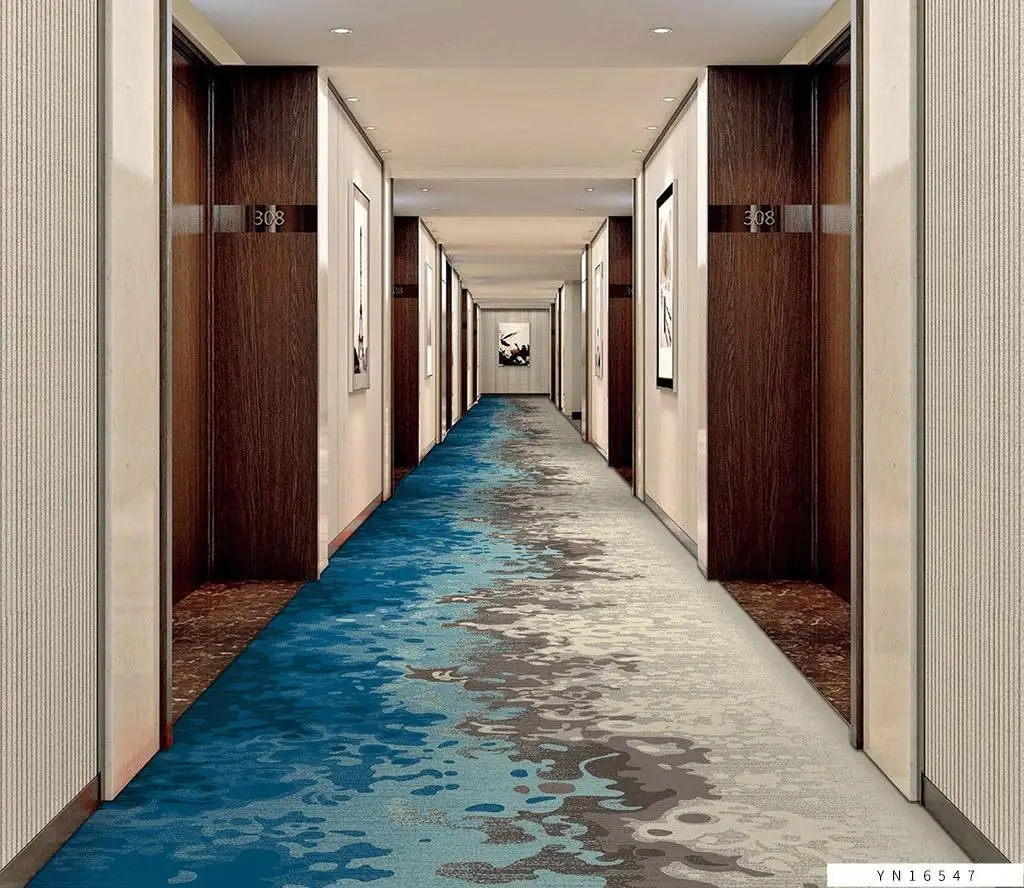 Tapis d'hôtel en Chine - Moquette mur à mur et moquette de couloir 7
