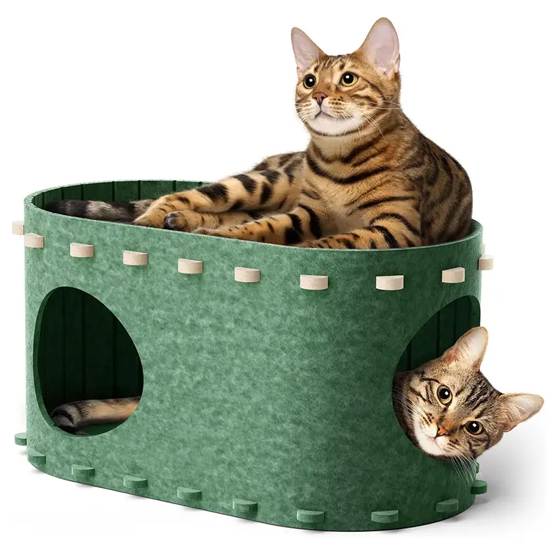 PET filc akusztikus macskafekhely – környezetbarát, nem mérgező, hangszigetelő 1