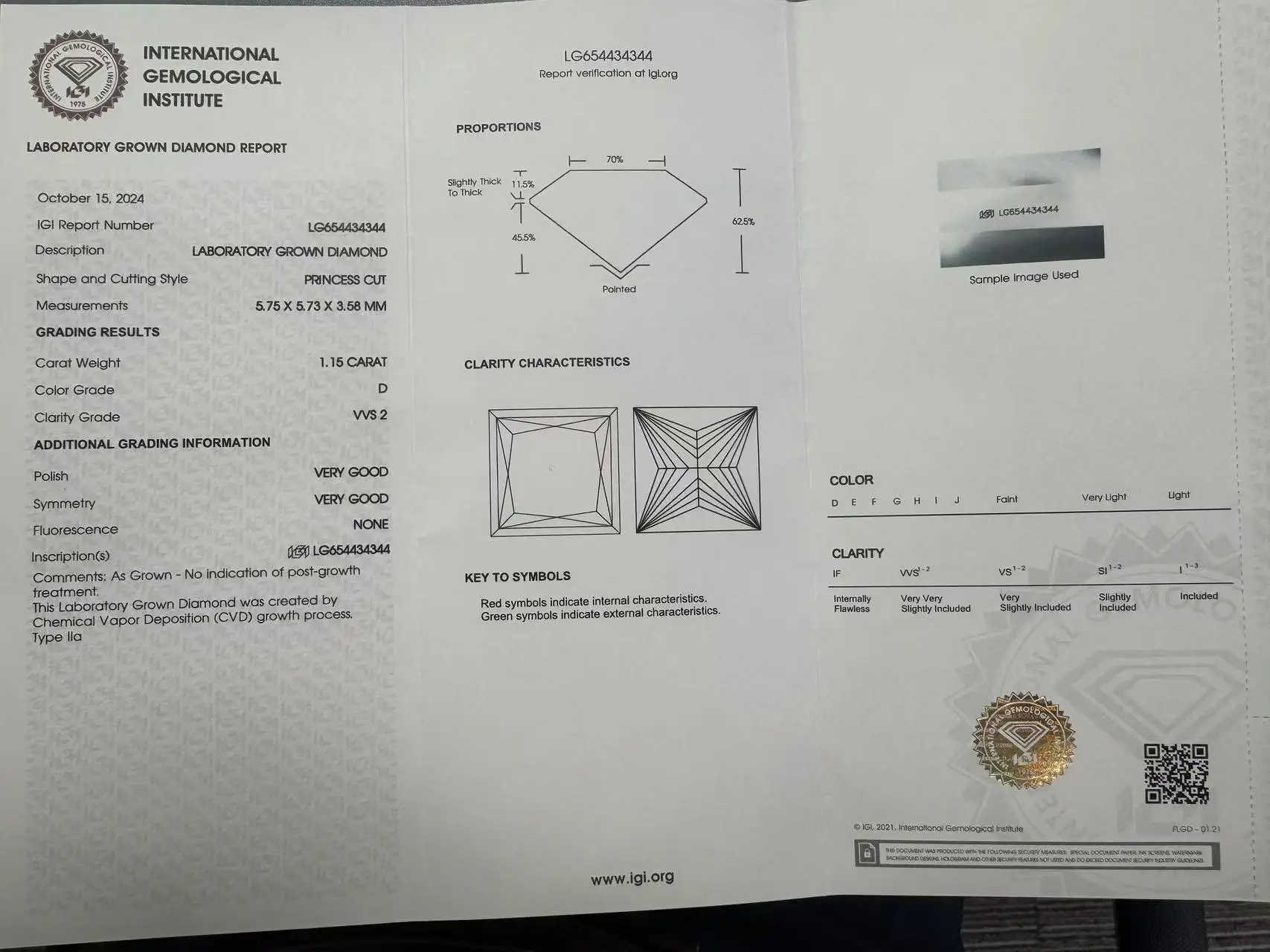 Princess Cut Lab Grown Diamond Princess Lab Diamond Wholesale - DKL Jewelry 3