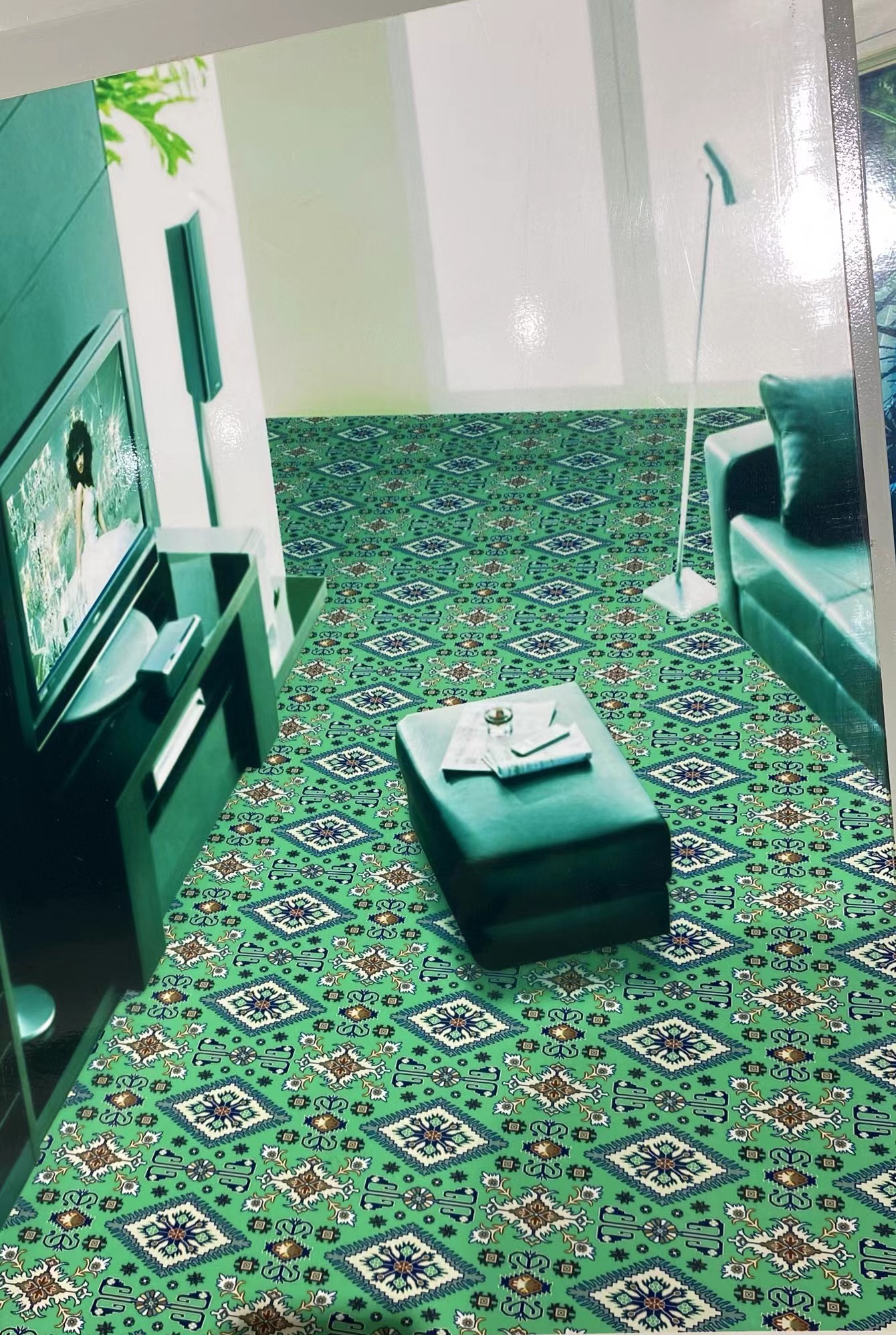 Tappeto Wilton Axminster in lana - 80% lana, 20% nylon, stile casinò/casa 4
