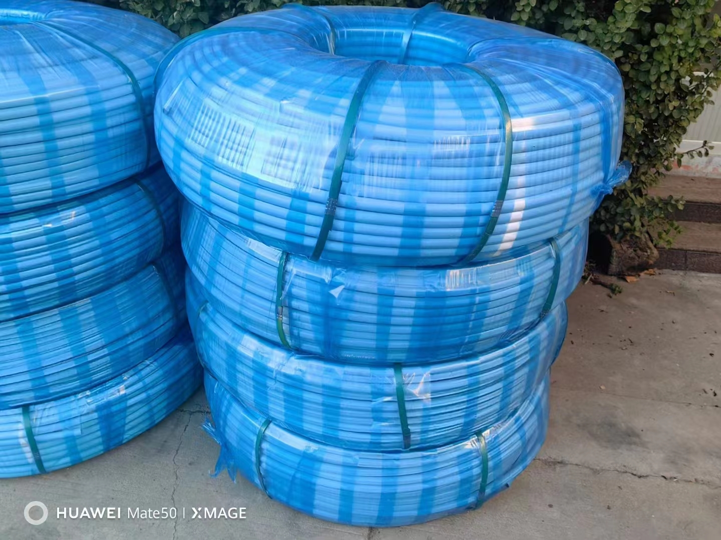 16mm LDPE Farm Irrigation Drip Pipe White/Black 1