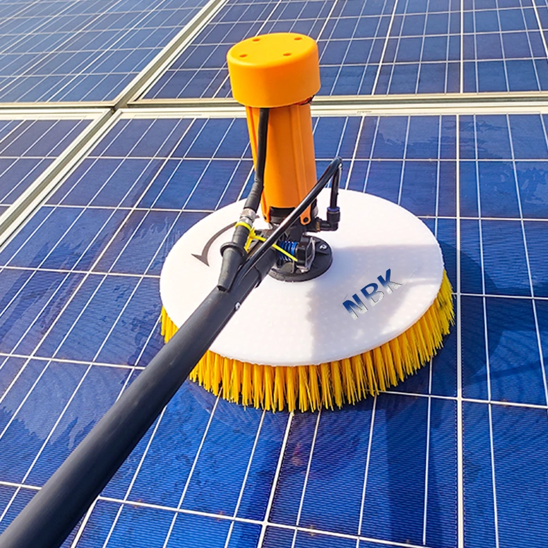 High-speed double brush for commercial PV