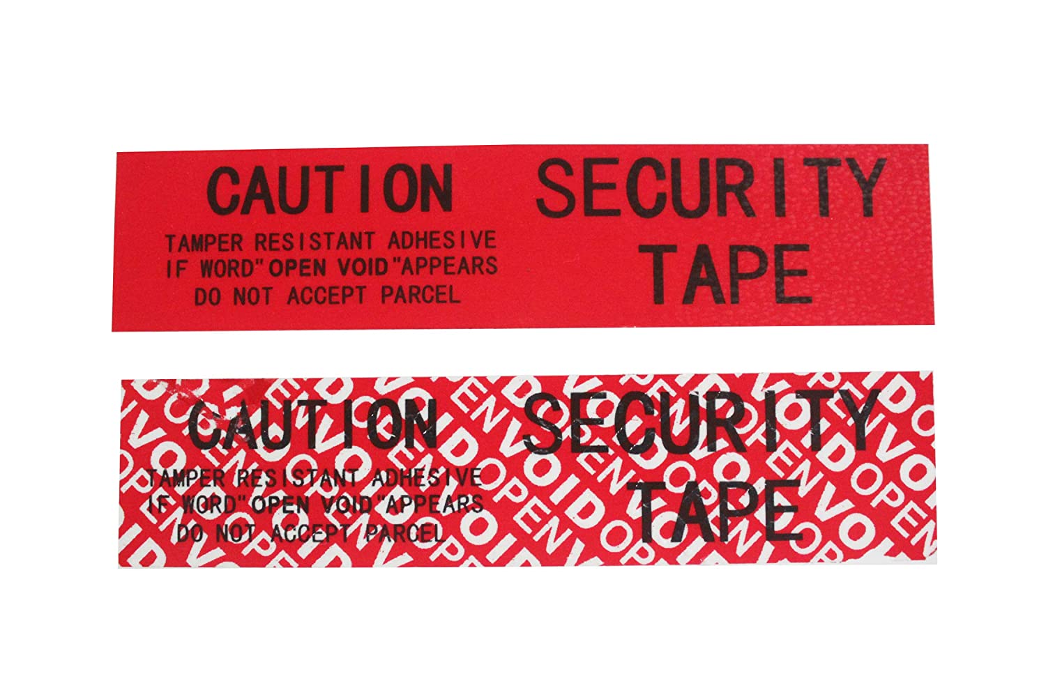 Ruban de sécurité rouge personnalisé pour éviter les ouvertures, ruban de sécurité pour transfert, ruban de sécurité inviolable 3