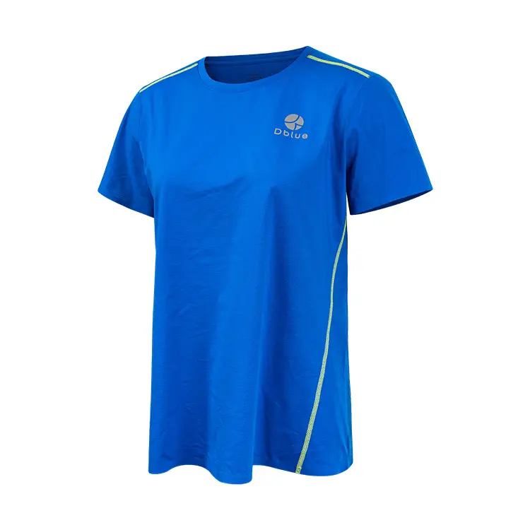 Camisetas de running unisex de secado rápido, 100 % poliéster, personalizadas, de color liso, de alta calidad y secado rápido. 1