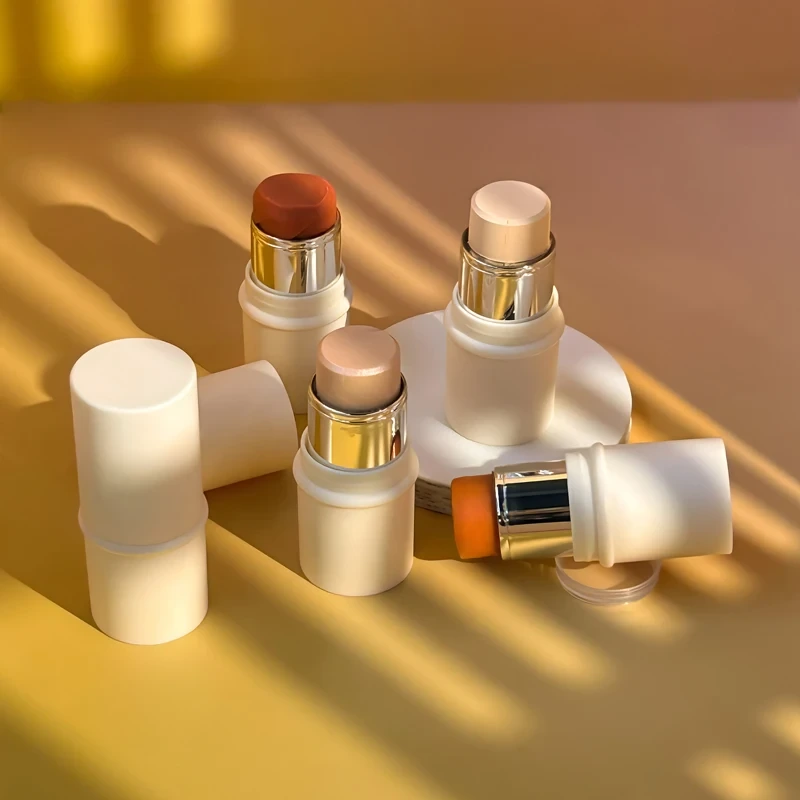 High Quality Shimmer Private Label Multifunction Contour Glow Stick Blush Stick Custom Vegan Creamy Highlighter Makeup Stick 1