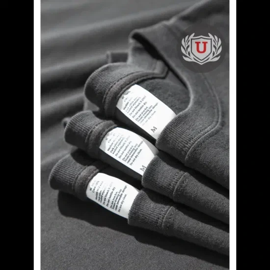 Camiseta blanca de tallas grandes para hombre con serigrafía personalizada de logotipo - 1