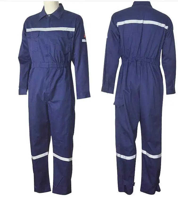 Custom High-Quality Mechanical Maintenance Workshop Clean High-Visibility Safety Coveralls 1