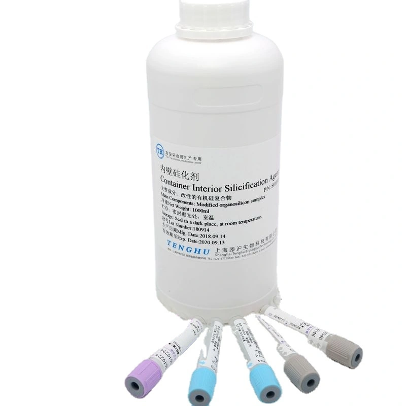 Tratamiento de silicona para el interior de tubos de sangre, agente de silicificación de silicio, 1000 ml 1
