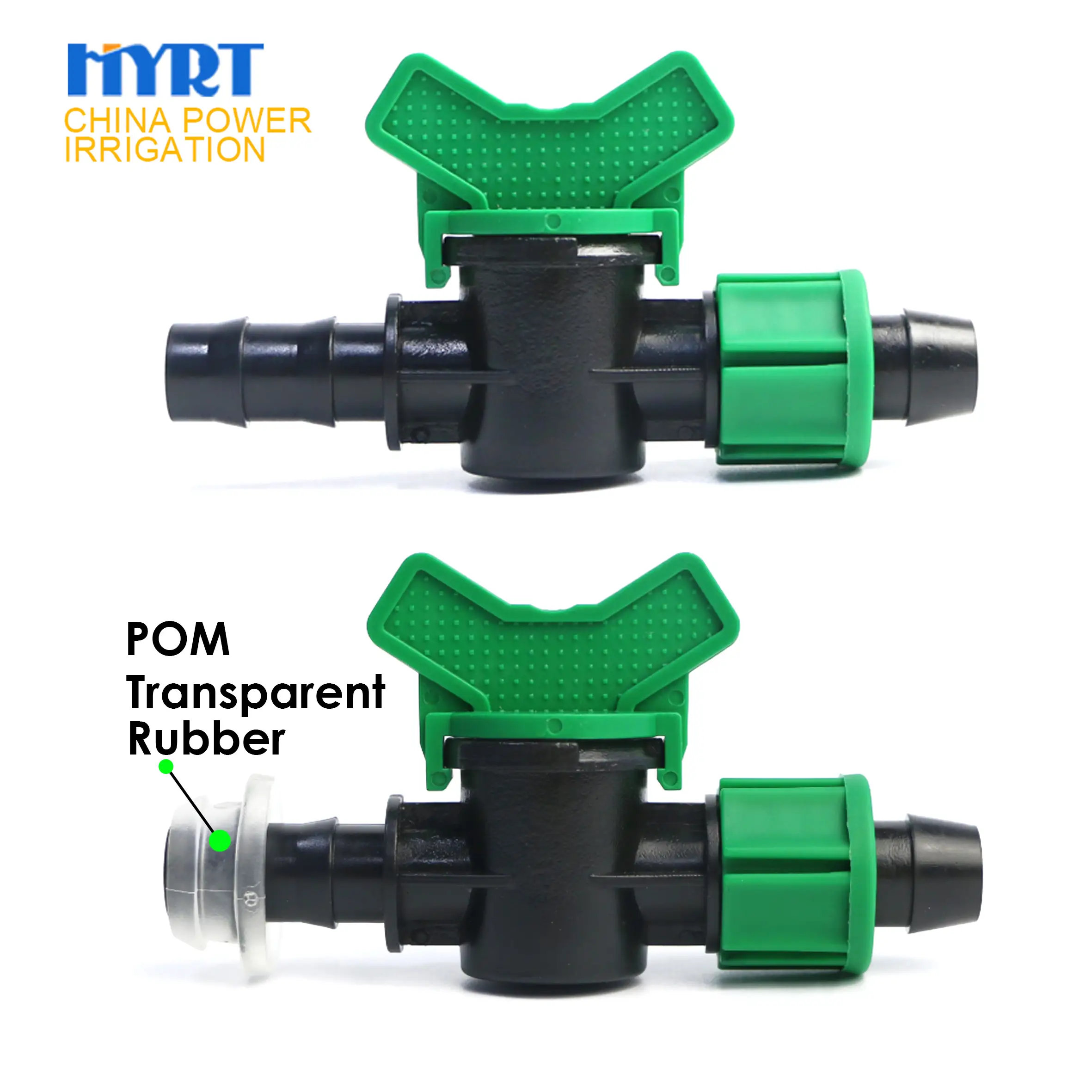 16mm POM滴灌带/PE管阀门锁紧接头 农业 1