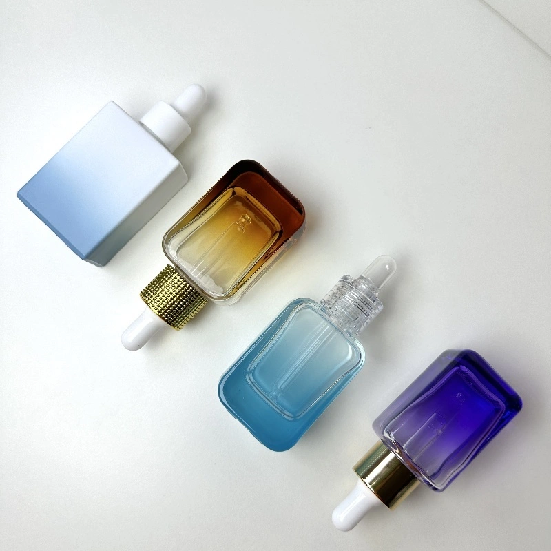 Luxury 30ml Facial Moisturizing Lotion Glass Bottle Serum Essential Oil Dropper 1