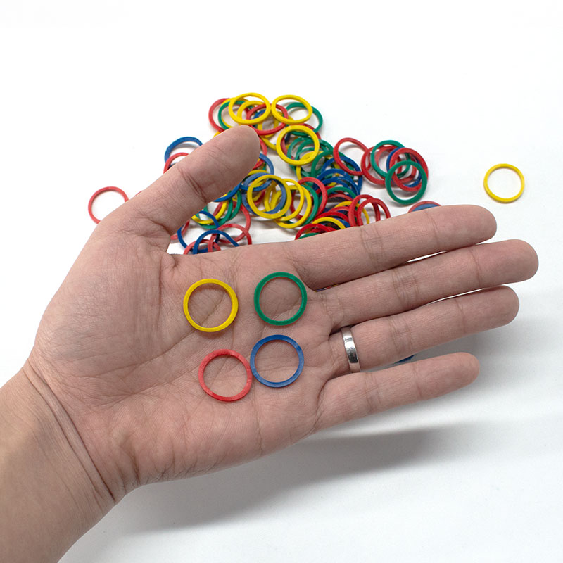 Élastiques en caoutchouc de couleurs personnalisées en vrac, très extensibles, pour le bureau – Vente en gros 1