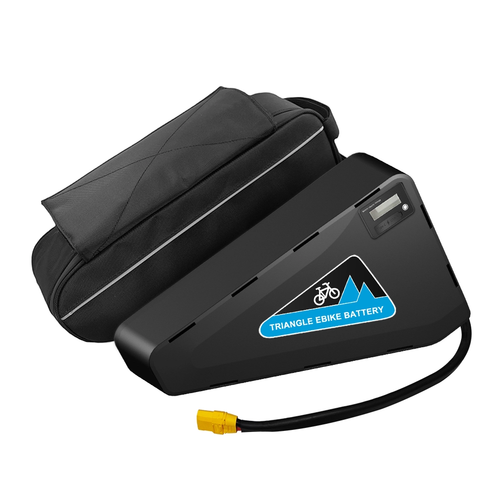 Batería triangular para bicicleta eléctrica, resistente al agua, de 48 V, 52 V, 60 V y 72 V, recargable, de 20 Ah, 25 Ah y 30 Ah, compatible con kit de motor de 3000 W para bicicleta eléctrica. 1