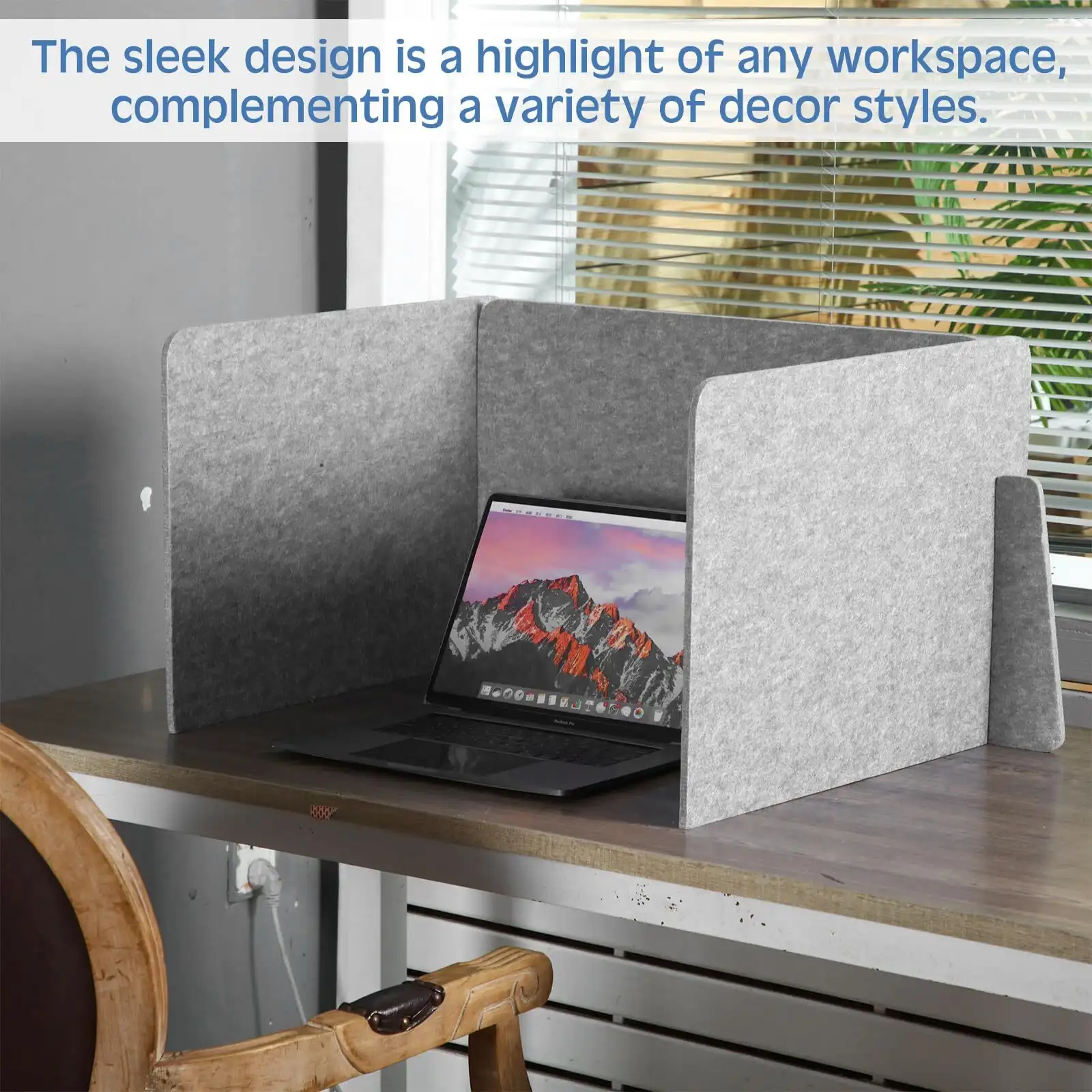 Panneau de séparation acoustique de bureau Ofisolution, écran en polyester absorbant le son 1