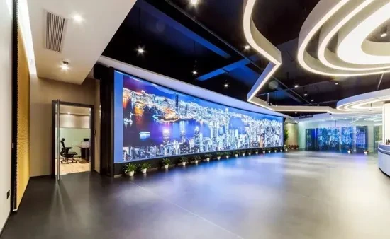 3D Flexible Transparent LED Film Screen P16-P40 for Glass Window Advertising 1