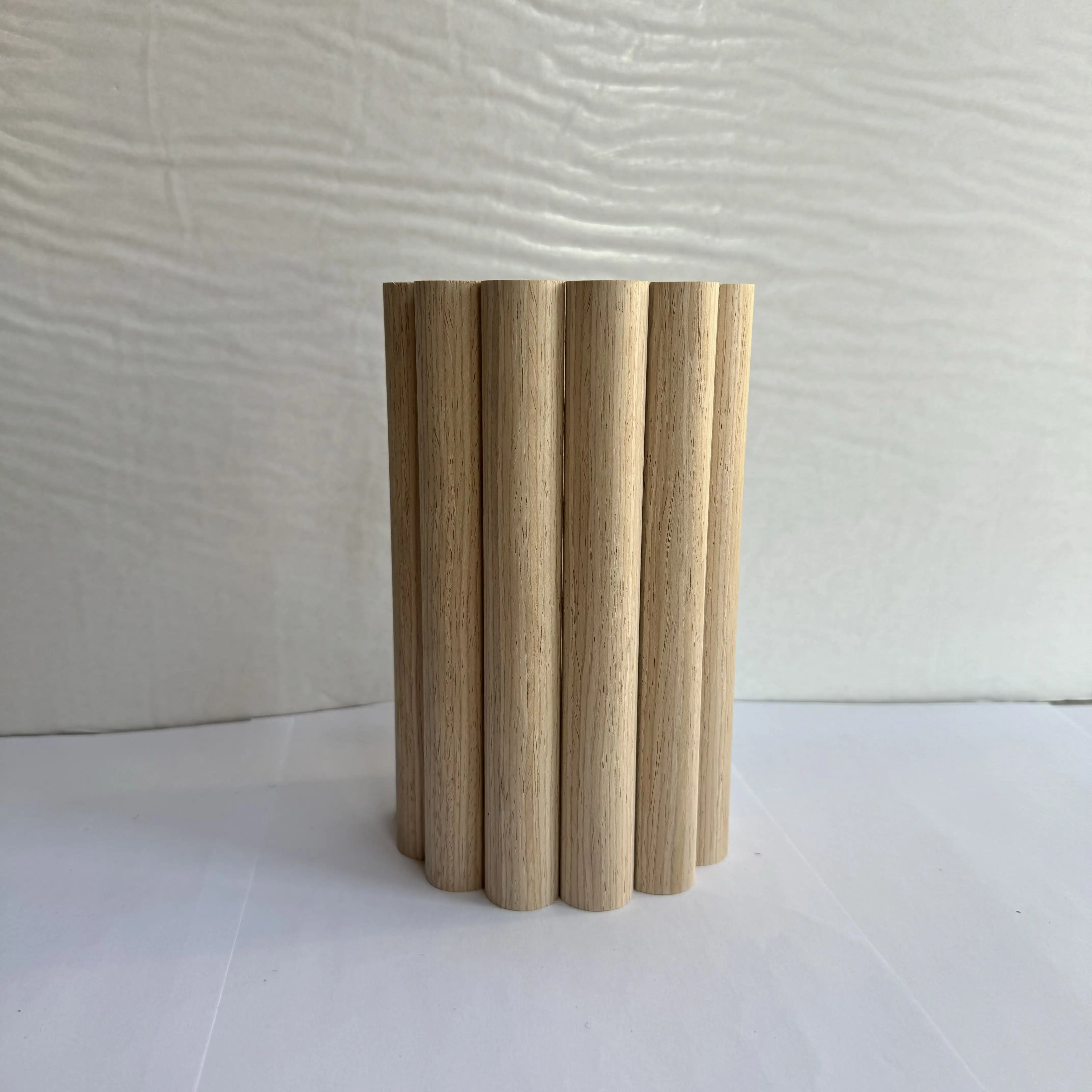 Flexible MDF Acoustic Panels with Wooden Slats for Sound Insulation and Decoration 1