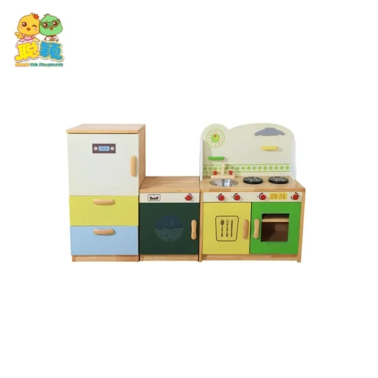 Durable Oak/Fireproof/Pine Wood Plastic Outdoor Children School-Furniture with Desk Chair 1