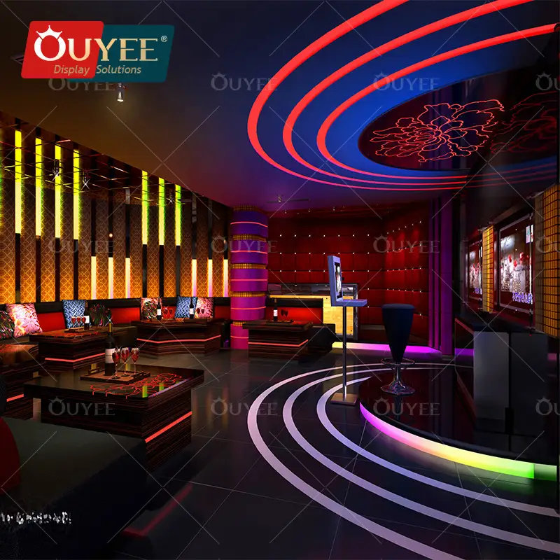 أثاث مخصص لصالات نوادي التعري والنوادي الليلية للتصميم الداخلي 1