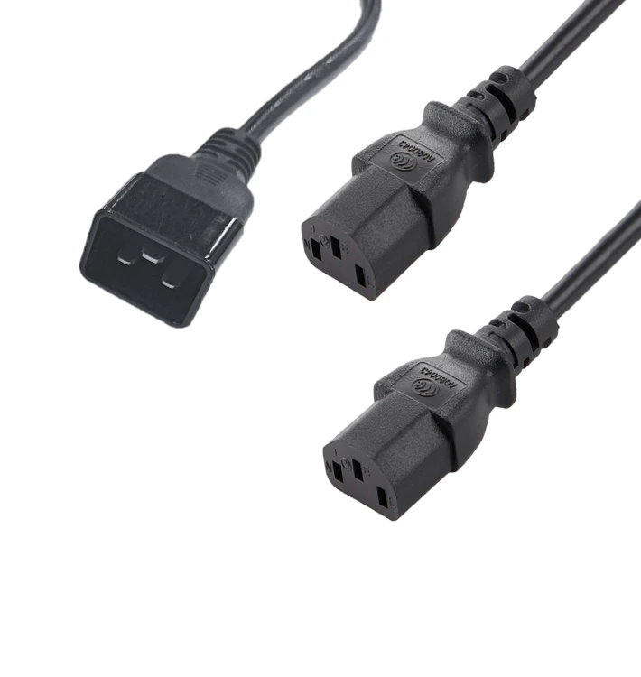 C20 To Double C13 Socket Cable Power Cable Y Shape Power Cable 1