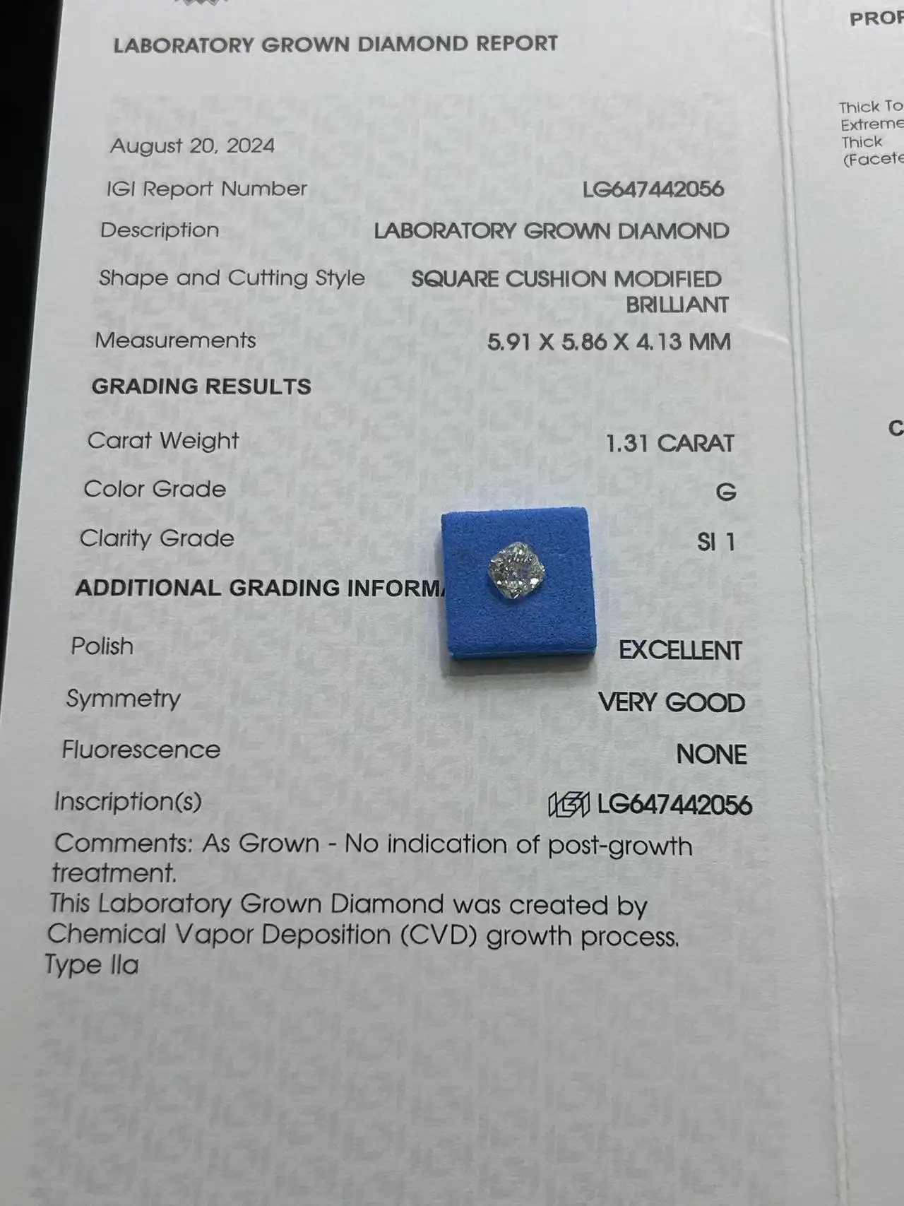 Lab Diamond Cushion Cut Cushion Lab Diamond Wholesale - DKL Jewelry 5